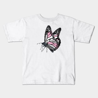 Demigirl Butterfly Kids T-Shirt